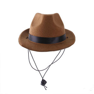 HOME PLANET Bestseller Haustier Cowboy hüte Hunde hüte Katzen hüte Dreieck Schal Set Kopf bedeckung - Product Image 4