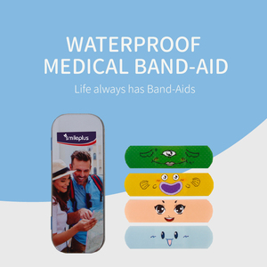 Mini tirita de dibujos animados de Metal, vendajes adhesivos para niños, caja de estaño, fuente de alimentación Manual para suministros médicos de emergencia - Product Image 2