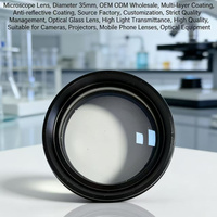 Precision Microscope Optical Lens 35mm Strict Quality Control Custom Made Factory Source for Mobile Phone Lens