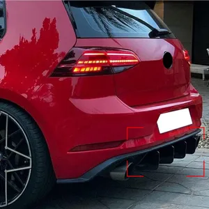 Difusor de Parachoques Trasero Estilo Golf 7.5 2017-2019, Extensión de Valance, Kits Aerodinámicos, Modificación Exterior - Product Image 4