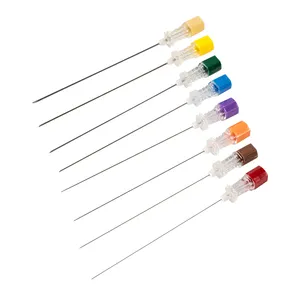 Point Spinal 18G-27G 90mm Color Coded Spinal Needle Quincke Point Whitacre Needle Point Types Have CE ISO 510K Certificate