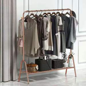 Fashion Light Luxury <b>Standing</b> <b>Coat</b> Rack 80*33*147cm Bedroom Modern Gold <b>Coat</b> Rack - Product Image 4