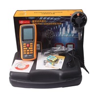 GM8902 Shengce Handheld Electronic Anemometer with 0.01m/s Resolution AAA Battery Powered ABS Plastic Small Size