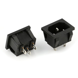 Sztuozhi 10A/<span class=keywords><strong>16A</strong></span> 250V <span class=keywords><strong>IEC</strong></span> <span class=keywords><strong>C13</strong></span>/C14 PCB ổ cắm AC-08 3-pin kết nối điện cho AC ứng dụng điện - Product Image 1