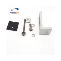 Supports de fixation en L en alliage d'aluminium personnalisés avec vis de fixation pour l'installation de panneaux solaires - Usage commercial