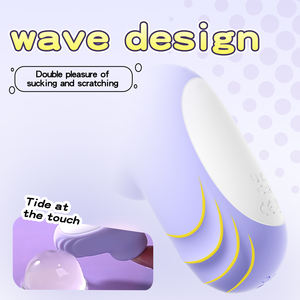 Vibratore Gelances con Funzione di Aspirazione e Stimolazione Clitoridea, 10 Modalità, Dildo per Donne, Giocattolo Sessuale all'Ingrosso - Product Image 4