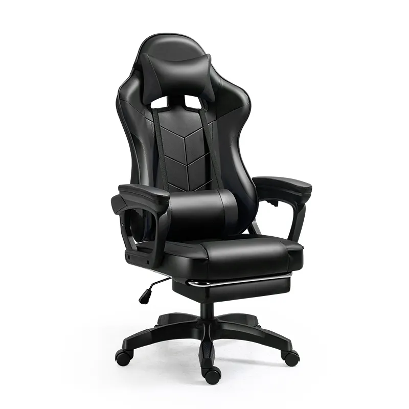High Quality Custom Cheap Silla Gamer Computer Chair Leather Gaming Racing Style Ergonomic Recliner Office Chair with Footrest