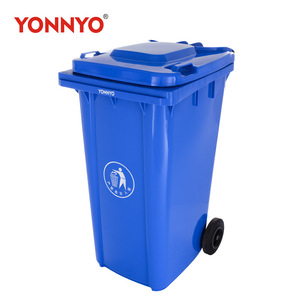 Vente directe d'usine Yongyao, poubelle en plastique épaissie de 240 L, montée sur chariot, poubelle d'assainissement extérieure, garantie de deux ans - Product Image 4