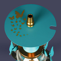 Conception spéciale unique en aluminium narguilé Shisha européenne moyenne fumer chicha complète en gros pour logo personnalisé sheesha