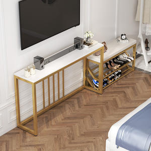 Mueble de TV Sencillo de Uso Comercial, Mesa Pequeña con Estante de Almacenamiento para Casas de Alquiler, Hoteles, Hostales y Agencias de Viajes - Product Image 6