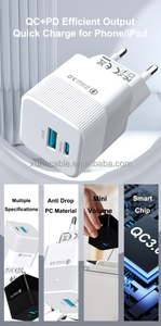 Mini cargadores coloridos 1U1C QC3.0 + PD25W <span class=keywords><strong>Cargador</strong></span> <span class=keywords><strong>de</strong></span> color <span class=keywords><strong>de</strong></span> carga rápida <span class=keywords><strong>Cargador</strong></span> <span class=keywords><strong>de</strong></span> viaje portátil PD25W Cabezal <span class=keywords><strong>de</strong></span> carga rápida - Product Image 4