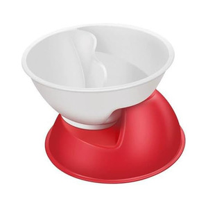 <b>Cereal</b> Bowl With Two Compartments Red For Child Home Use - Product Image 5
