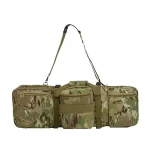 Tactical Gun Case Hunting Shooting Double Long Gun Backpack Padded Hand Carry Bag