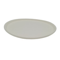 Assiette à pizza en bagasse gratuite Pfas 32cm assiettes à pizza en papier jetables compostables assiette en papier grande pizza