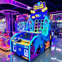Machine de jeu d'arcade de lancer de balles Carnival Happy avec 16 cibles, thème Halloween, pour enfants au parc d'attractions