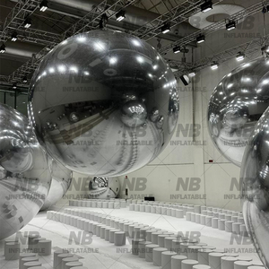 Decorative Metallic <b>Ball</b> Inflatable <b>Mirror</b> Balloons Big Shiny <b>Balls</b> Customized Decorative Metallic <b>Ball</b> Inflatable <b>Mirror</b> Balloo - Product Image 2