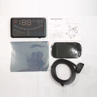 Compteur de vitesse numérique HUD pour voiture, affichage tête haute original avec pare-soleil, jauge numérique OBD2 HUD