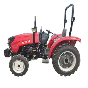 Multifunctionele Tractor Agrarische Landbouw 50hp Kleine Compacte Tractoren Mini 4X4 Tractoren Te Koop Gemaakt In China