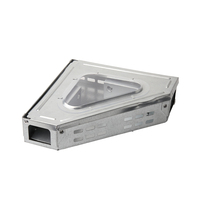 Trampa Profesional para Ratones de Captura Múltiple, Caja de Control de Roedores de Acero Inoxidable con Ventana Transparente para Uso Institucional y Agrícola