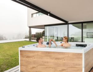 Chinois en plein air bain à remous <span class=keywords><strong>spa</strong></span> et 5 sièges bain à remous <span class=keywords><strong>spa</strong></span> extérieur 2020 - Product Image 1