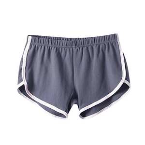 Shorts décontractés et respirants pour femme, taille élastique, en polyester/coton doux, idéaux pour la gym, le fitness et la maison - Product Image 1