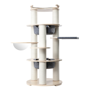คอนโดแมวทำจากไม้เสาสายกระดาษคอนโดแมวดีไซน์ใหม่สำหรับแมว - Product Image 6
