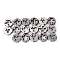 Ensemble de robinets et de matrices de qualité supérieure, Kit d'outils d'enfilage essentiel pour les dents grossières et fines avec poignées, accessoires et étui complets de 40 pièces