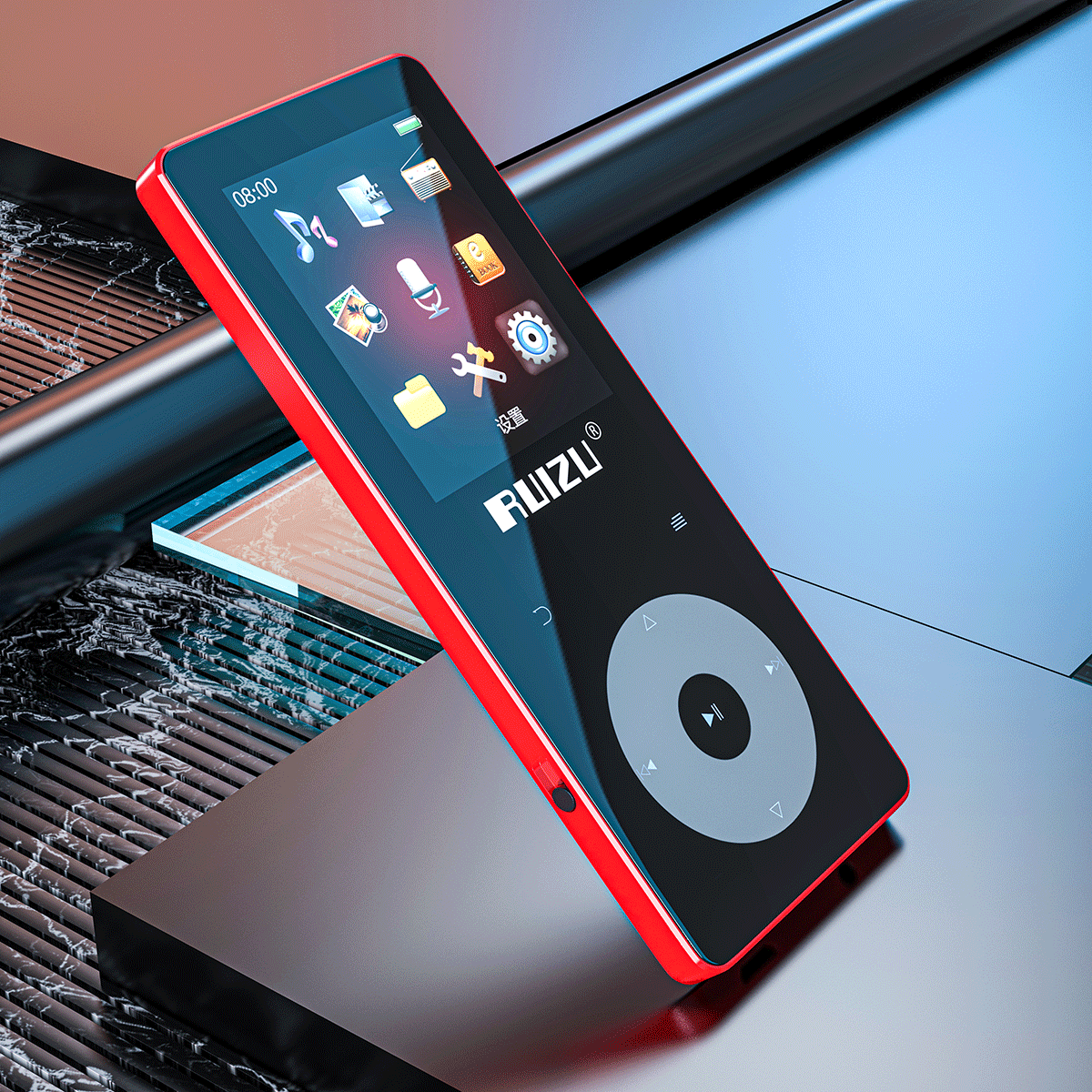 Amazon hot sale Touch MP3 Player  wireless V5.0  Music MP3 Player with FM Radio Voice Recorder 1.8" HD Screen Support up to 64G