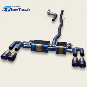 FlowTech Performance Titanium Catback <b>Exhaust</b> System for Mercedes Benz AMG W177 A45 A45S CLA45 S GLA45 2.0T Valvetronic <b>Muffler</b> - Product Image 4