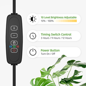 Mới trong kho lớn phát triển đèn với bộ đếm thời gian tự động điều chỉnh chiều cao và 10 cấp độ mờ để kiểm soát chu kỳ tăng trưởng - Product Image 2