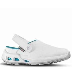 JALLATTE-Zuecos DE SEGURIDAD MIRANDA ESD OB A E FO WRU SRC - EAN 3597810284364, color blanco/azul, con cierre de seguridad, en color blanco/azul - Product Image 1