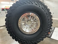 Rines Deportivos Americanos Personalizados de 17 y 18 Pulgadas, Plateados, para Todoterreno, con Beadlock, Forjados, para Jeep, Toyota F-150, Ram 1500, Nissan