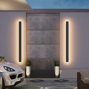 Applique murale linéaire longue étanche IP65 pour jardin, éclairage extérieur LED, vente en gros - Product Image 1