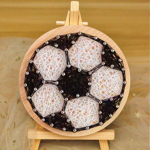 Diy Crafts <strong>Kit</strong> Arts <strong>Nail</strong> String Art <strong>Kit</strong> for Adults Kids Home Decoration With Accessories - Product Image 5