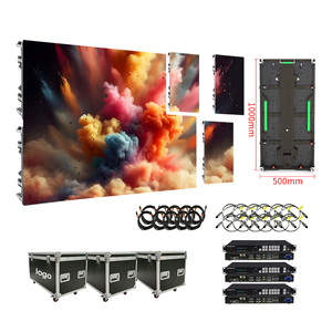 Raybo Không bao giờ Màn hình màu đen đôi dữ liệu sao lưu 2.9 sân năng động treo thanh tủ HD màn hình khổng lồ video Tấm tường LED 2.9mm - Product Image 2