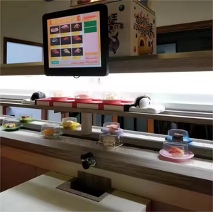 Sistema de transporte Placa de tren de <span class=keywords><strong>sushi</strong></span> personalizada Sistema de cinta transportadora de <span class=keywords><strong>sushi</strong></span> Restaurante Tapa de <span class=keywords><strong>sushi</strong></span> - Product Image 6