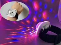 Lampe de poche de poignet Rechargeable USB Music Beats Dancing