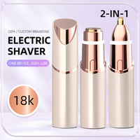 Épilateur sans douleur Aisen pour le visage, mini-épilateur en forme de rouge à lèvres, rechargeable par USB, pour tout le corps, avec certification CE, vente en gros