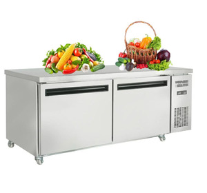 Tủ Đông Nhà Bếp Tủ Lạnh Cửa Kính Bàn Làm Việc Tủ Lạnh Làm Mát Trực Tiếp - Product Image 2