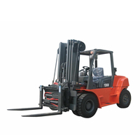 Attache pour chariot élévateur TDER 2 tonnes 3 tonnes avec pince rotative, pince pour rouleaux de papier, pince pour balles, attache pousse-tire
