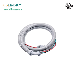 USLINSKY 上海 <span class=keywords><strong>1</strong></span>/<span class=keywords><strong>2</strong></span>インチ 4フィート フレキシブル液密電気エアコン固定用コンジット ACホイップキット 41210M - Product Image 2