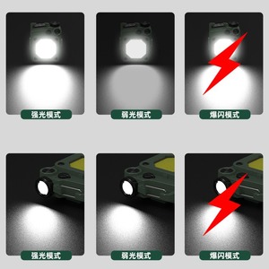 ไฟฉายพวงกุญแจขนาดเล็กแบบพกพาไฟ LED แบบชาร์จไฟได้สำหรับการตั้งแคมป์เดินป่าใช้ในกรณีฉุกเฉิน - Product Image 4