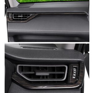 Accessoires d'intérieur en fibre de carbone ABS automobile OEM adaptés à Toyota 2020 RAV4 bande de garniture de console centrale à conduite à droite - Product Image 2