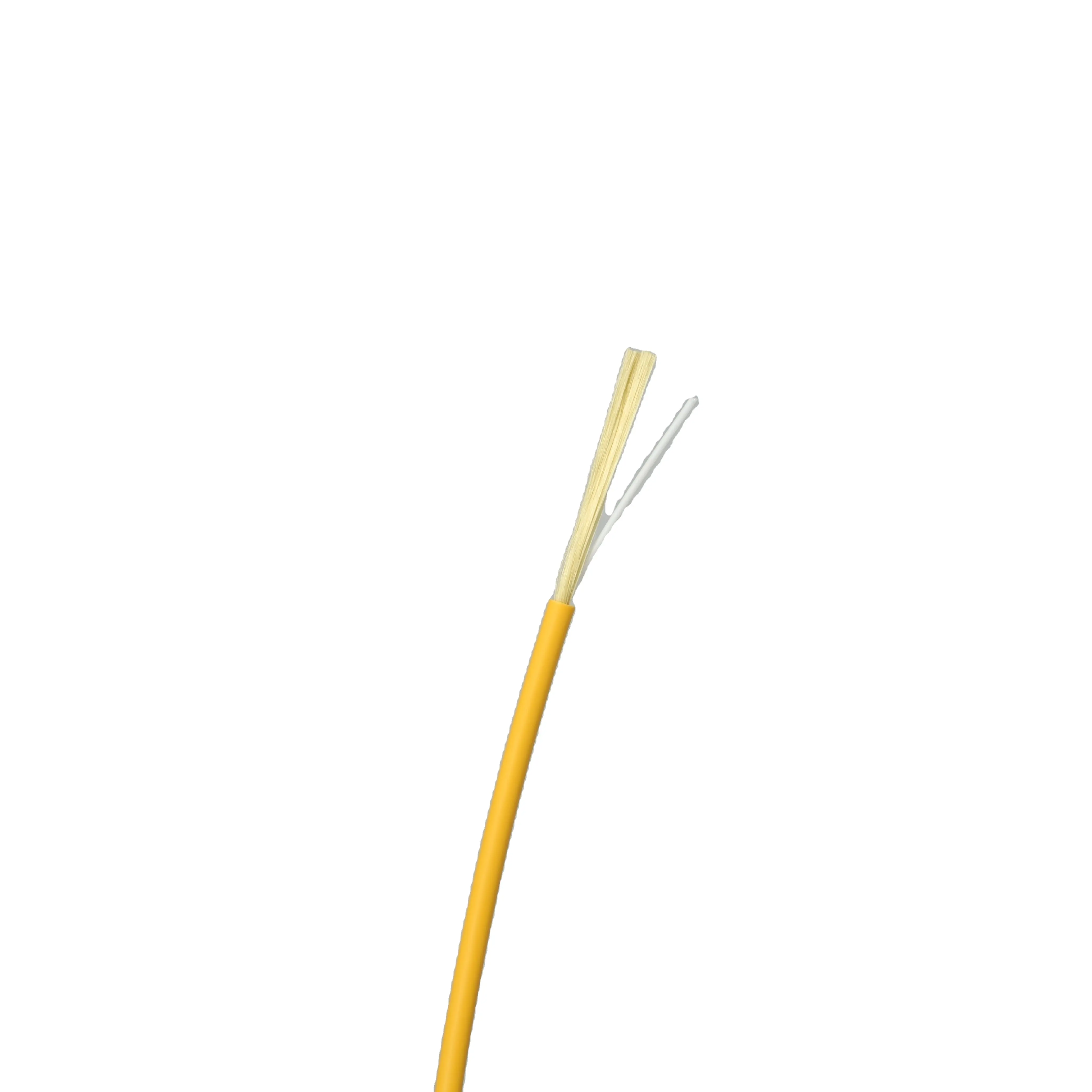 Outdoor indoor 3mm round drop cable G657A2 G657B3 LSZH Outer sheath GJFJH Fiber Optic Drop Cable