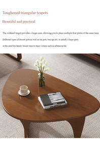 Nouveaux produits 2025 <span class=keywords><strong>scandinave</strong></span> nouvelle Table à thé Triangle petit ménage Simple Table à thé salon maison - Product Image 3