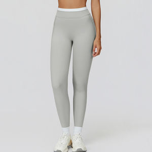 Leggings da Yoga Yoke Personalizzati per Donna, Aderenti, Morbidi, Effetto Nudo, per Corsa, Allenamento, Palestra, <span class=keywords><strong>Fitness</strong></span>, Sollevamento Glutei - Product Image 4