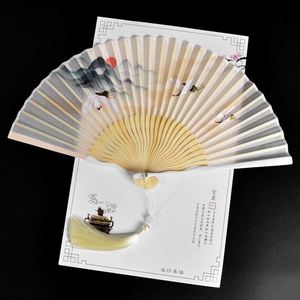 Wholesale Custom Printed Logo Folding Bamboo <b>Hand</b> <b>Fan</b> Carved Wedding <b>Hand</b> Held <b>Fan</b> - Product Image 6