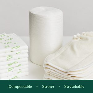 BSCI Viscose <span class=keywords><strong>Flushable</strong></span> Tã lót cho bé vải tã tự nhiên Viscose làm tre compostable hương thơm miễn phí và clo - Product Image 2