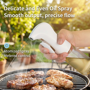 Ensemble de 6 flacons pulvérisateurs d'huile en verre, vaporisateur d'huile à fine brume pour cuisine commerciale, grillades, préparation de salades et pâtisserie - Product Image 2