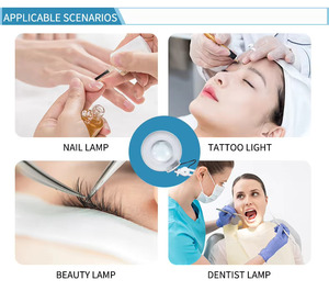 Professional <b>Nail</b> Beauty Salon Manicure <b>Desk</b> Lamp Adjustable Brightness Permanent Makeup LED Lamp for Commercial Salon Use - Product Image 4